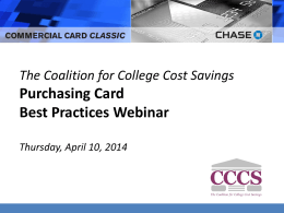 Coalition for College Cost Savings
