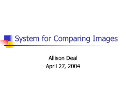 System for Comparing Images