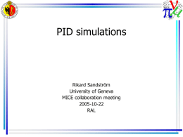 PID simulations