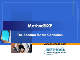 MethodGXP presentation