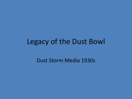 Dust Bowl Photographs