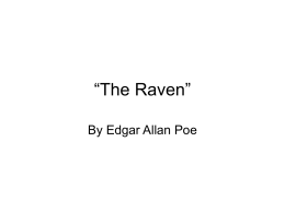 1-14-10 The Raven ALLITERATION ET AL
