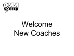 New Coaches Powerpoint