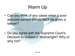 CE 10 VA and US courts PPT