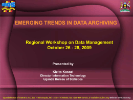 Data Management/DM docs/Data Management Workshop_Kasozi
