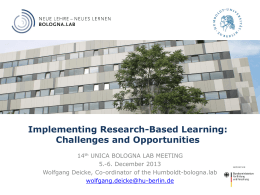 Implementing Research-Based Learning