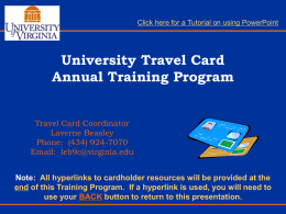 Traveler - University of Virginia