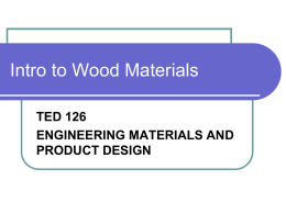 Introduction to Wood Materials