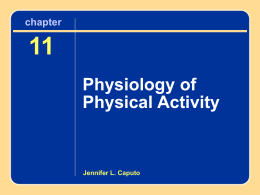 Chapter 11 Physiology of Physical Activity 11