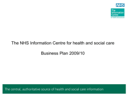 Information for Social Care