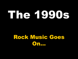 The 1990s - FCC Music