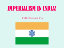 imperialism in india! - To