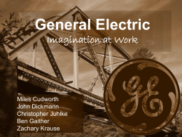 General Electric Imagination at Work