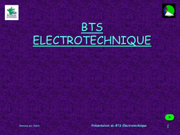 BTS ELECTROTECHNIQUE