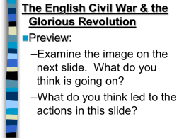 English Civil War. ppt