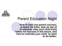 Parent Education Night - Casimir Middle School