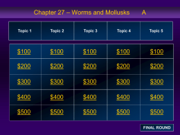 Chapter 27 Jeopardy Review A