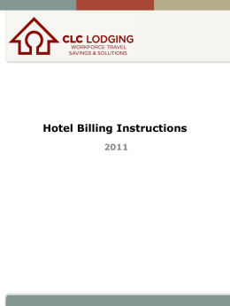 Rooming List – Authorization Forms