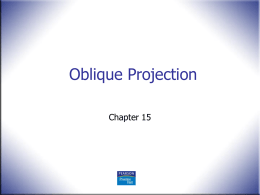 Oblique Projection