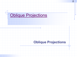 Oblique Projection PowerPoint Presentation