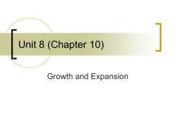 Unit 8 (Chapter 10)