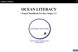Ocean Literacy Principles Introduction