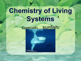 Slides: Elements for Living Things