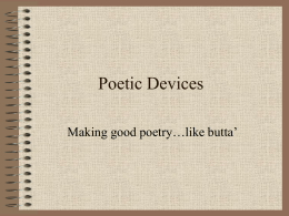 underline poetic devices