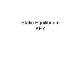 Static Equilibirum KEY - Newburyparkhighschool.net