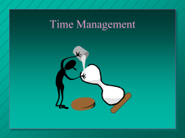 Time Management - Del Mar College