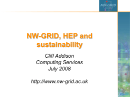 NW-GRID  - University of Liverpool