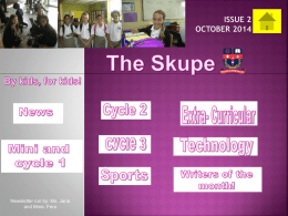 The Skupe- Kuper Elementary School News