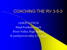 coaching the rv 3-5-3