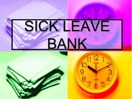 sick leave bank - Madison City Schools