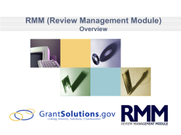 RMM - grantreviewinfo.net