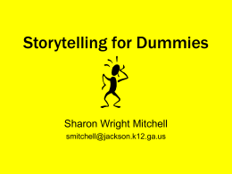 Storytelling for Dummies