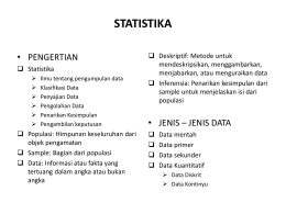 Materi 1 Statistika