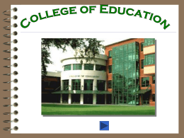USF`s College of Education