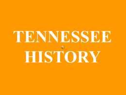 Tennessee History - Monroe County Schools