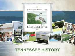 Tennessee History Powerpoint