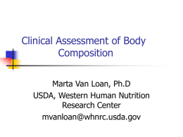 Clinical Assessment of Body Composition