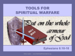 tools-for-spiritual-warfare.pps