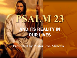 psalm 23 - End Time Message Info