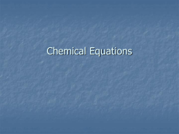 chemical reaction notes for votech