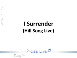 I Surrender All-H