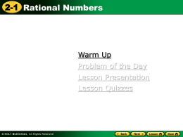 rational number - Study Hall Educational Foundation