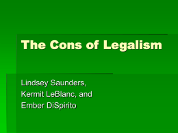 What Is Legalism? - CarlaSmithClassWiki