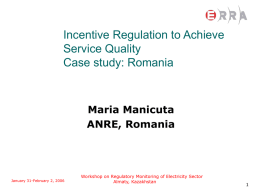 Case study: Romania