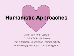 Humanistic Approaches - URI