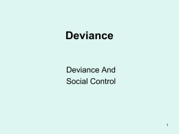 Deviance